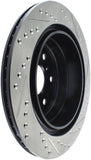 StopTech 05-10 GMC Sierra (w/ Rear Drum) / 07-09 GMC Yukon Rear Right Slotted & Drilled Rotor - 127.66065R