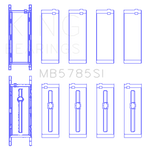 King Engine Bearings BMW B48A20B Main Bearing Set - MB5785SI0.5