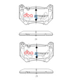DBA 2017+ Audi Q5 TDB TFSi (FY) Street Series Front Brake Pads - DB15153SS