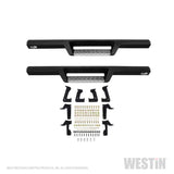 Westin 07-18 Jeep Wrangler JK 2dr. HDX Stainless Drop Nerf Step Bars - Tex. Blk - 56-133152