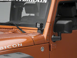 Raxiom 07-18 Jeep Wrangler JK Axial Series Windshield Pillar Mounted Light Brackets - J109492