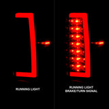 ANZO 2004-2012 Chevrolet Colorado/ GMC Canyon LED Tail Lights w/ Light Bar Black Housing Smoke Lens - 311383
