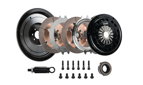 DKM Clutch VW Corrado/Golf/GTI (1.8T) Ceramic Twin Disc MR Clutch w/Flywheel (650 ft/lbs Torque) - MR-034-041