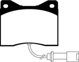 EBC 79-86 Alfa Romeo 6 2.0 Greenstuff Front Brake Pads - DP2753