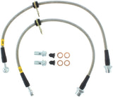 StopTech 04-06 Scion xB Stainless Steel Front Brake Lines - 950.44011