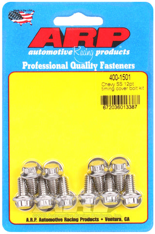 ARP Chevy SS 12pt Timing Cover Bolt Kit - 400-1501