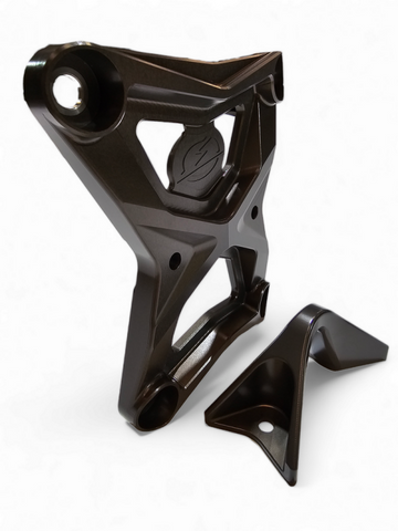 Elektric Offroad 2020-2024 Polaris Rzr Pro Xp Radius Rod Plate With Tow Hook Gunmetal - RRP610027
