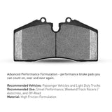R1 03-16 Lamborghini Gallardo Front Performance Sport Brake Pads - 2115-1029-00