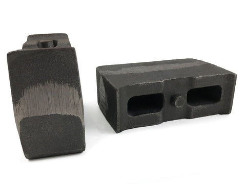Tuff Country 01-10 Chevy Silverado 2500HD/3500 4wd 4in Cast Iron Lift Blocks Pair - 79059