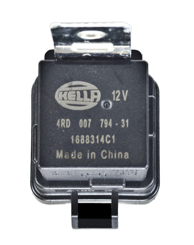 Hella 12V 20/40 Amp SPDT RES Relay with Weatherproof Bracket - Single - 007794311