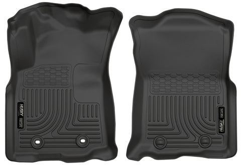 Husky Liners 2016 Toyota Tacoma w/ Manual Trans WeatherBeater Front Black Floor Liners - 13961