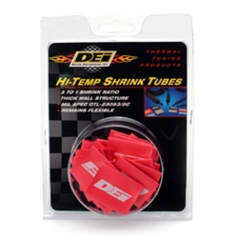 DEI Hi-Temp Shrink Tube 12mm x 1.5in - Red - 10821