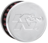 K&N Rubber Base Crankcase Vent Filter - 0.55in Flange ID 1.375in OD 1.125in Height - 62-2480