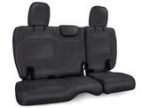 PRP 2018+ Jeep Wrangler JL/2 Door Rear Bench Cover - Black with Red Stitching - B041-01
