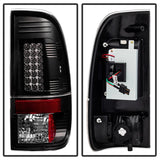 Spyder Ford Super Duty 08-15 LED Tail Lights Black ALT-YD-FS07-LED-BK - 5003898