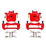 Power Stop 02-04 Infiniti I35 Front Red Calipers w/Brackets - Pair - S2690