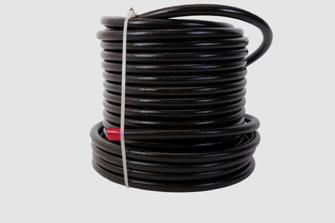Aeromotive PTFE SS Braided Fuel Hose - Black Jacketed - AN-10 x 12ft - 15329