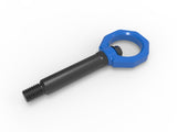 aFe Control Rear Tow Hook Blue BMW F-Chassis 2/3/4/M - 450-502002-L