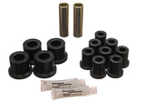 Energy Suspension 70-72 Dodge Charger (w/ 1-1/2in Main Eye) Black Rear Leaf Spring Bushing Set - 5.2104G
