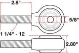 SPC Performance xAxis Rod End Ball Joint - 15748