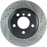 StopTech 12-16 BMW 335i Slotted & Drilled Rear Left Rotor - 127.34141L