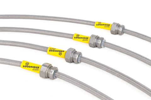 Goodridge 01-03 Mazda Protege 5 / 01-03 Protege (Rear Disc - Inc MP-3/MazdaSpeed) SS Brake Line Kit - 25046