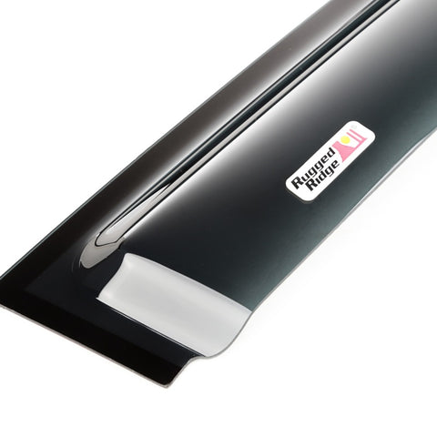 Rugged Ridge Window Visor 4-pc set Black 14-18 Cherokee KL - 11349.14