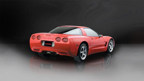 Corsa 97-04 Chevrolet Corvette C5 Z06 5.7L V8 Black Xtreme Cat-Back + XO Exhaust - 14114BLK