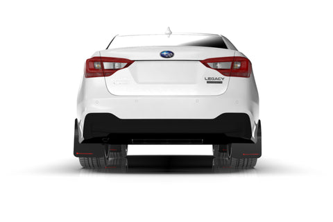 Rally Armor 20-25 Subaru Legacy Black UR Mud Flap w/Grey Logo - MF64-UR-BLK/GRY
