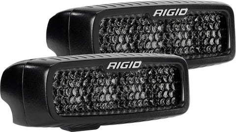 Rigid Industries SR-Q Series PRO Midnight Edition - Spot - Diffused - Pair - 905513BLK