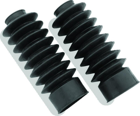 Bikers Choice 41MM Black Fork Boots Extended 8.58in / Collapsed 4in (Pair) - 666766