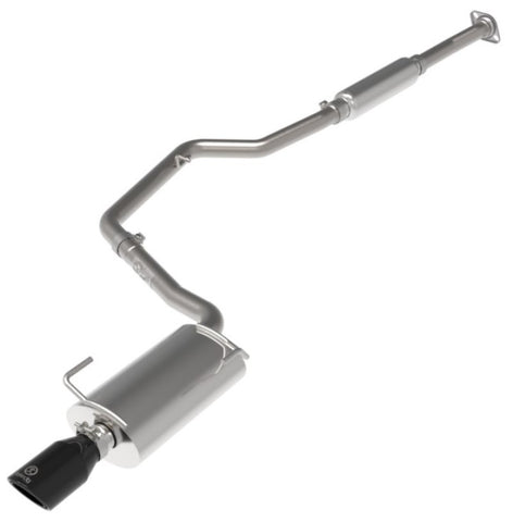 aFe POWER Takeda 12-16 Subaru Impreza 2.0L 2.5in 304SS CB Exhaust w/ Black Tips - 49-36052-B