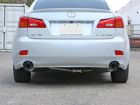 aFe POWER Takeda 06-13 Lexus IS250/IS350 SS Axle-Back Exhaust w/ Blue Flame Tips - 49-36055-L