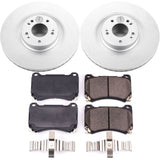 Power Stop 2011 Hyundai Equus Front Z17 Evolution Geomet Coated Brake Kit - CRK5928