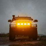 KC HiLiTES SlimLite 8in. LED Light Shield (Shield Only) - Amber - 5208