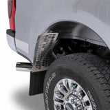 Putco 17-20 Ford SuperDuty - Set of 2 (Excl Dually Rear) Mud Skins - Polished SS w/ Hex Shield - 78030