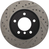 StopTech Power Slot 01-02 BMW Z3 / 03-09 Z4 / 3 Series Front Right Drilled & Slotted Rotor - 127.34048R