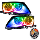 Oracle 02-05 BMW 3 Series SMD HL - Black - ColorSHIFT - 7104-330