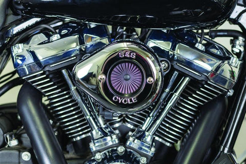 S&S Cycle 2017+ M8 Models Stealth Air Stinger Kit w/ Chrome Teardrop - 170-0717A