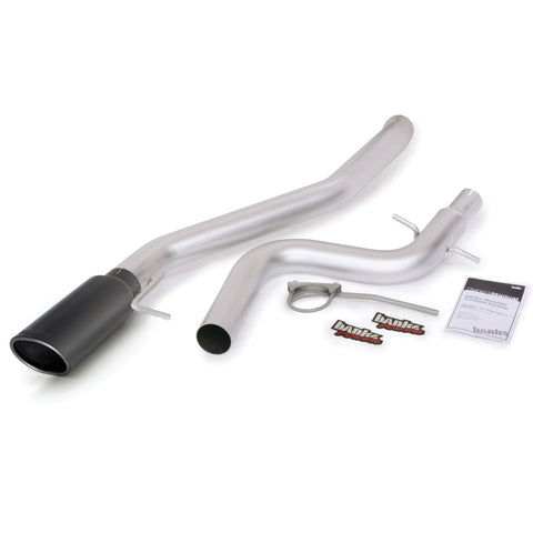 Banks Power 09-10 VW Jetta 2.0L TDI Monster Exhaust System - SS Single Exhaust w/ Black Tip - 46180-B