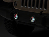 Raxiom 07-18 Jeep Wrangler JK Axial Series 4-In LED Fog Lights w/ RGB Halo - J143371