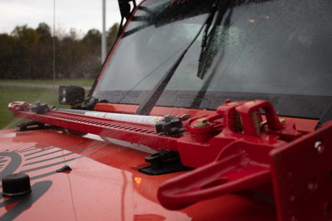 Fishbone Offroad Hood Mounted Hi-Lift Jack Mount JK/JL/JT - FB31317