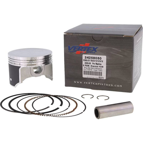 Vertex Pistons  00-06 TRX 350 FE/00-06 TRX 350 FM/00-06 TRX 350 TE Forged Replica Piston Kit - 24258050