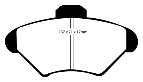 EBC 94-98 Ford Mustang 3.8 Redstuff Front Brake Pads - DP31143C