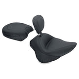 Mustang 11-13 Harley Blackline,12-17 Slim/Slim S Wide Vint Touring Recessed Passenger Seat - Black - 79743