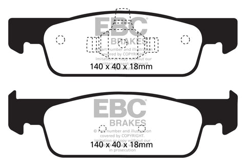 EBC 2016-2017 Smart Fortwo 0.9L Turbo Greenstuff Front Brake Pads - DP22146