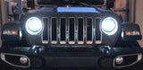 Oracle Jeep Wrangler JL/Gladiator JT 7in. High Powered LED Headlights (Pair) - No Halo - 5769J-504