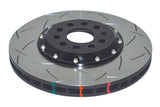 DBA 13-17 VW Golf R (MK7) 5000 Fully Assembled 2-Piece Rotor Black Hat T3 Slotted KP Front - 52830BLKS