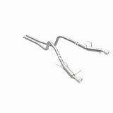 Magnaflow 2014 Ford Mustang V6 3.7L Comp Series Dual Split Rear Polished Stainless C/B Perf Exhaust - 15245