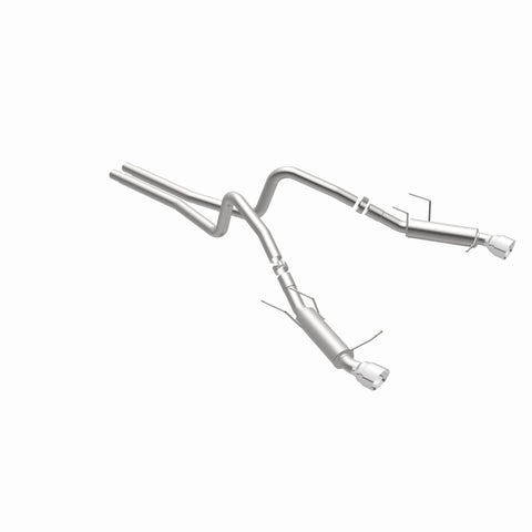 Magnaflow 2014 Ford Mustang V6 3.7L Comp Series Dual Split Rear Polished Stainless C/B Perf Exhaust - 15245
